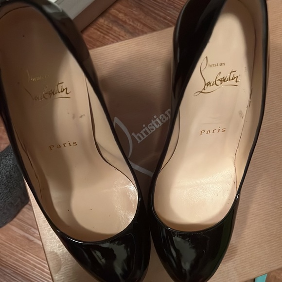 Christian Louboutin Bianca 140 patent leather black. - Picture 5 of 6